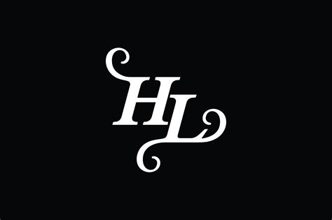 Monogram Hl Logo V Graphic By Greenlines Studios Creative Fabrica