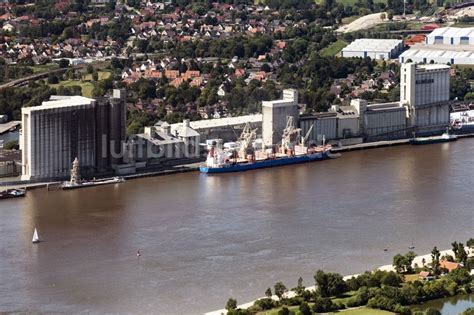 Luftaufnahme Brake Unterweser Firmengel Nde Der J M Ller Ag Am