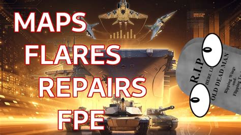 Free FPE Repairs Flares Stock Map Changes War Thunder Roadmap