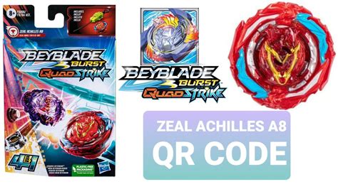 Zeal Achilles A8 Qr Code Beyblade Burst Quadstrike App Youtube