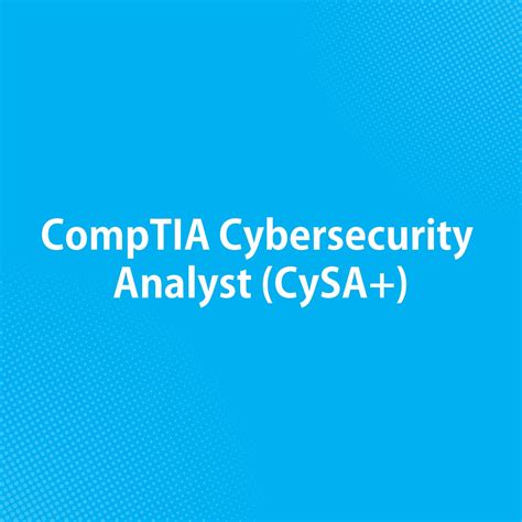 Comptia Cybersecurity Analyst Cysa Inixindo Surabaya