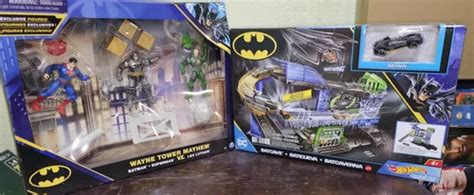 Hot Wheels Baticueva Batwing Batman Waytower Superman Lex Meses Sin Inter S