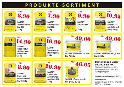 SAKRET | Für Fachunternehmer & Heimwerker