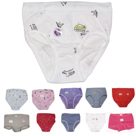 5x Kinder Unterwäsche Mädchen Slips Schlüpfer Pantys Wotty Ott Gr 104 116 128 140 152 164 176