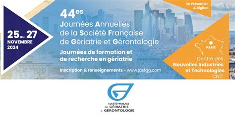 Journ Es Annuelles De La Soci T Fran Aise De G Riatrie Et G Rontologie