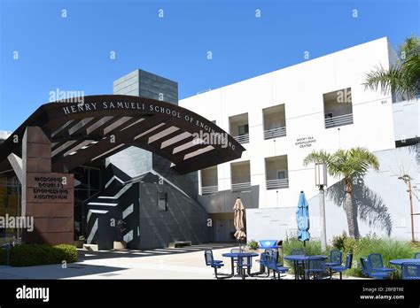 Irvine California 16 April 2020 Henry Samueli School Of Engineering Building On The Campus