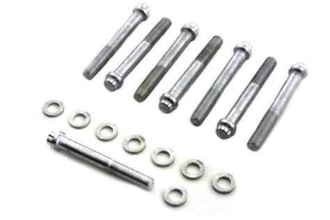 Cadmium Point Type Cylinder Head Bolt Kit Harley Ironhead Sportster