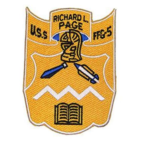 USS Richard L. Page FFG-5 Ship Patch | Flying Tigers Surplus