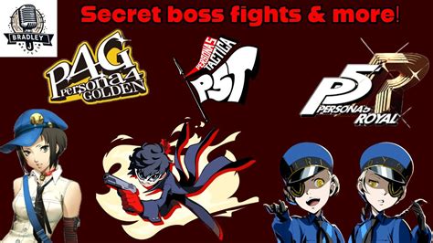 Persona Royal Golden Secret Boss Fights Persona Tactica