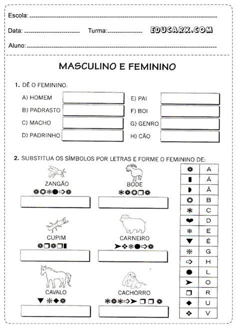 Cantinho Das Atividades Escolares Atividades Substantivo