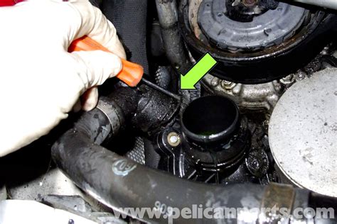 Bmw E90 Thermostat Replacement E91 E92 E93 Pelican Parts Diy