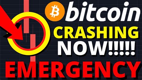 Emergency Update The Bitcoin Price Is Crashing Now And Dumping To This