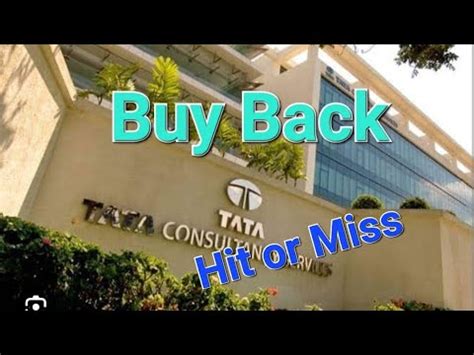 Tcs Buyback Detail Analysis Youtube