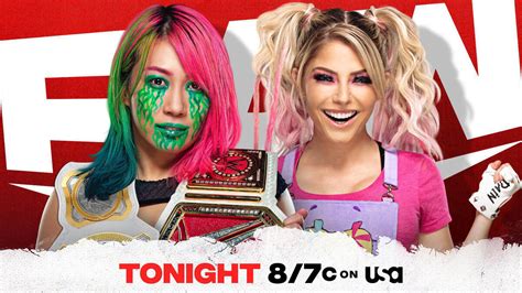 Asuka Defends The Raw Womens Championship Against Alexa Bliss WWE