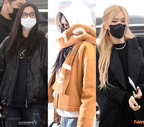 Jisoo Jennie And RosÉ At The Incheon International Airport Blackpink CafÉ