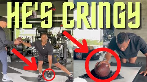 Russell Wilson CRINGE Workout 2023 Dynasty Fantasy Football YouTube