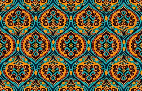 Ethnic seamless fabric pattern. Abstract traditional folk antique vintage retro graphic line ...