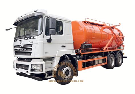 New Shacman 6X4 15000liters 15m3 15cbm Sewage Suction Truck Vacuum