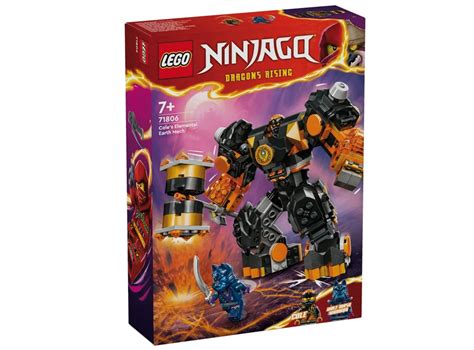 Lego Ninjago Mech Elemento Terra Di Cole De Negri