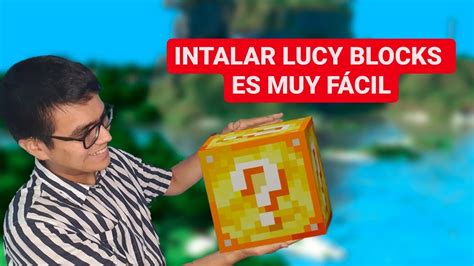 Cómo INSTALAR LUCKY BLOCKS en MINECRAFT pe YouTube