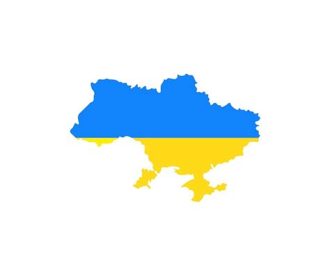 Premium Vector State Borders Of Country Ukraine Ukrainian Border