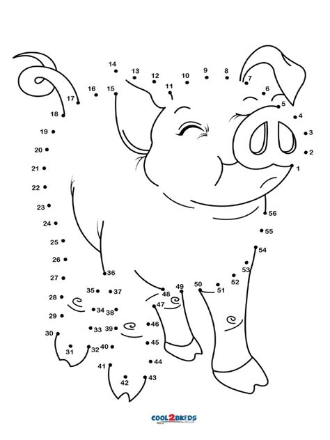 Farm Animal Dot To Dot Printable Pdf