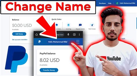 How To Change Your Paypal Name Change Name On Paypal Properly