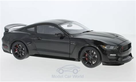 Miniature Ford Mustang Autoart Shelby Gt R Noire Matt Noire