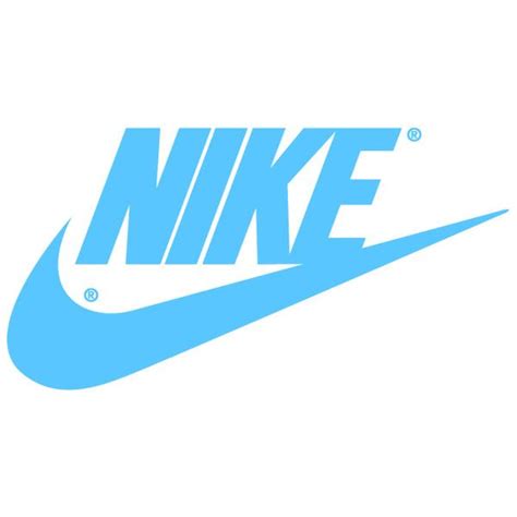 Carolina Blue Nike Logo Nike Swoosh Logos Liked On Polyvore Featuring