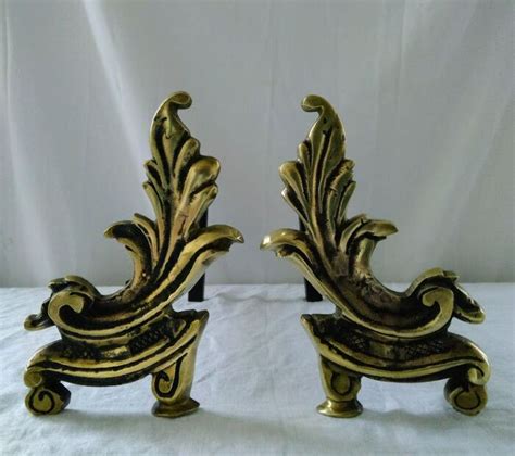 Two Rococco Style Andirons 2 Catawiki