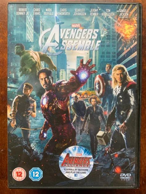 Avengers Assemble Dvd Captain America Thor Hulk Iron Man Marvel