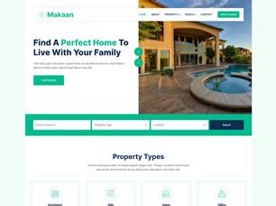 Makaan Free Website Template Free Css Templates Free Css