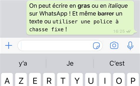 Comment Faire Pour Crire En Gras Ou En Italique Sur Whatsapp