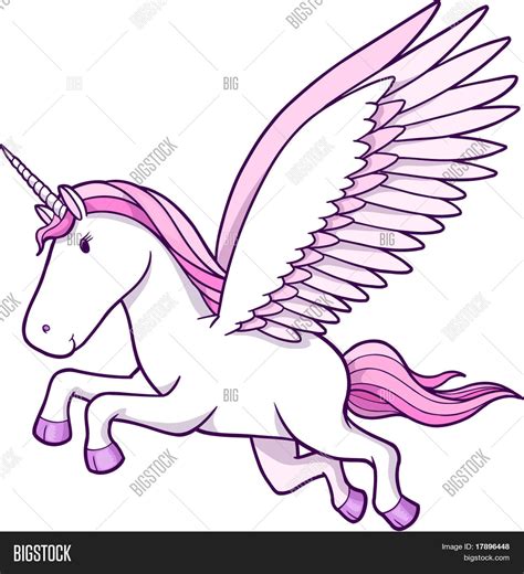 Unicorn Pegasus Vector Photo Free Trial Bigstock Clip Art Library