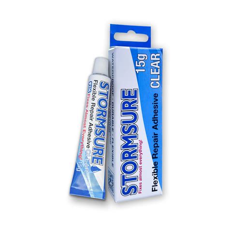 Stormsure Flexible Repair Adhesive 15g Clear Extremely Strong