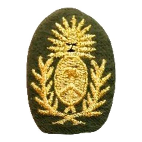 Escudo Para Boina Ej Rcito Argentino Verde Rojo Negro Lealforce Argentina