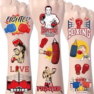 Amazon Yoyuspy Boxing Temporary Tattoos Stickers Boxing