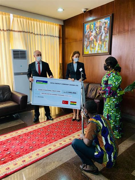 Aksa Energy Donates Gh¢25 Million To Support Ghanas Covid 19 Combat