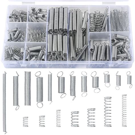 Pcs Spring Assortment Kit Compression And Extension Springs Zinc