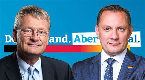 Jörg Meuthen Und Tino Chrupalla Zur Bundestagswahlkampagne Der Afd 2021