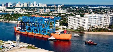 New Cranes Enhance Port Everglades Box Handling Capabilities Container News