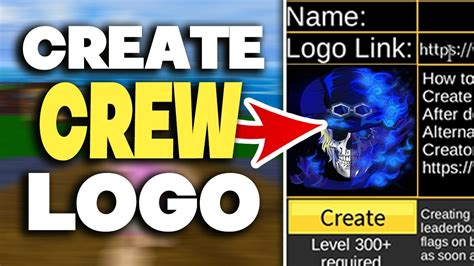 How To Create A Crew Logo In Blox Fruits Get Decal Link 2024 Youtube