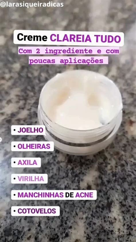 Faça Esse Creme Caseiro 2 Ingredientes Para Clarear Axilas e