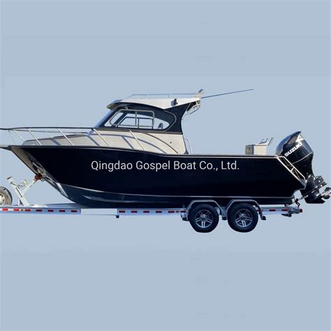 Gospel Boat 7 5m 25FT Sport Yacht Fishing Vessel Speed Aluminum