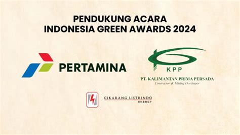 Sponsorship And Terima Kasih Iga 2024 Indonesia Green Awards