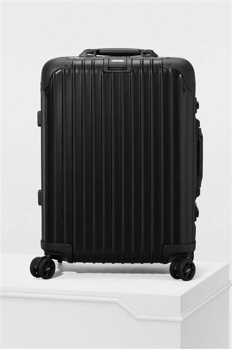 Rimowa Topas Stealth Cabin Multiwheel Luggage L In Black Lyst