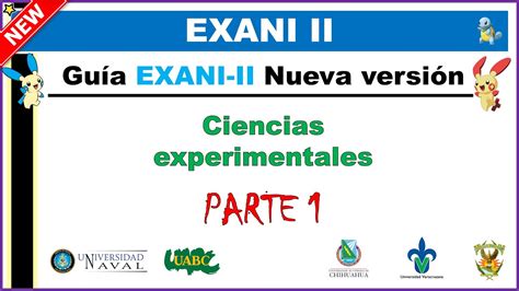 Exani Ii Gu A Ciencias Experimentales Parte Youtube