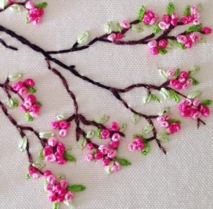 Super Embroidery Tree Cherry Blossoms 62 Ideas Embroidery Embroidery