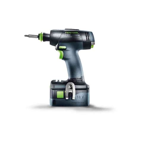 Festool Perceuse Visseuse Sans Fil T18 18v 4ah 2 Batteries En Coffret