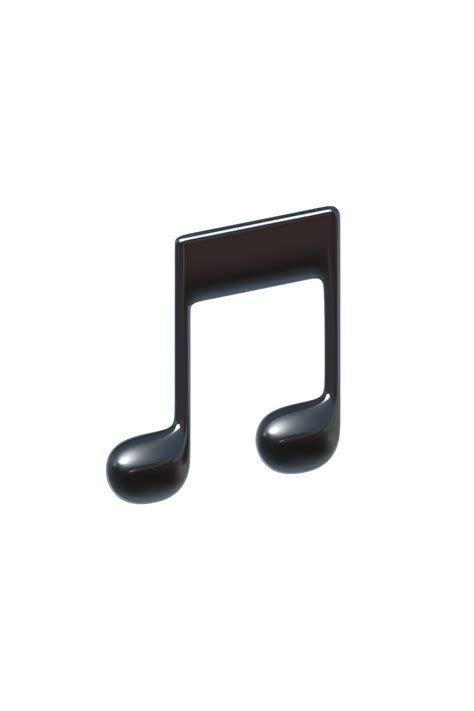 The Emoji 🎵 Musical Note Depicts A Single Eighth Note Symbol Commonly